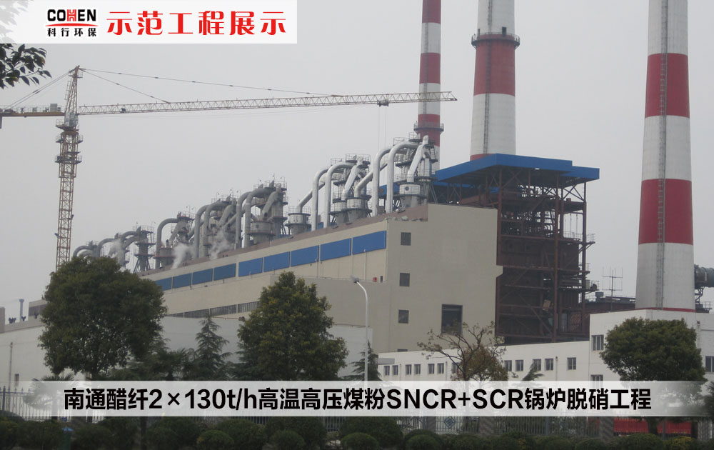 南通醋纤2×130t/h高温高压煤粉SNCR+SCR锅炉脱硝工程